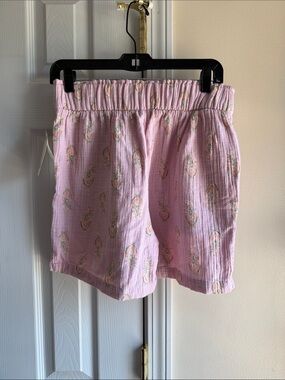 Wonderly Pink Floral High-Waist Women’s Shorts